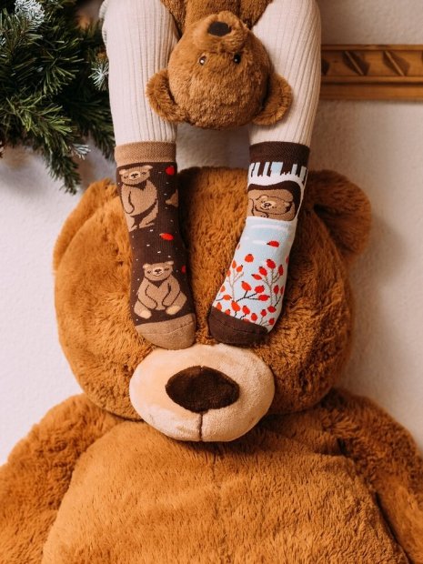 Bear in Winter - Junior Winter Socks - Good Mood
