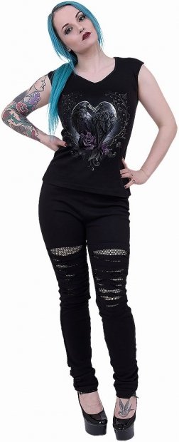 Raven Heart - Hex-neck Top Spiral