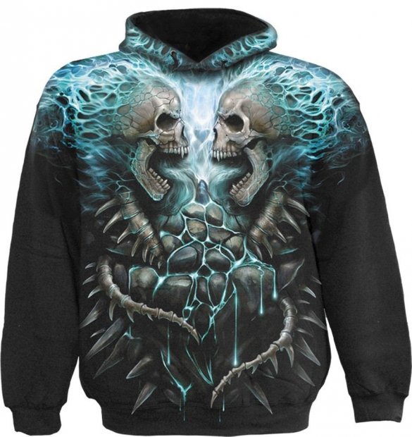 Flaming Spine - Hoodie Spiral