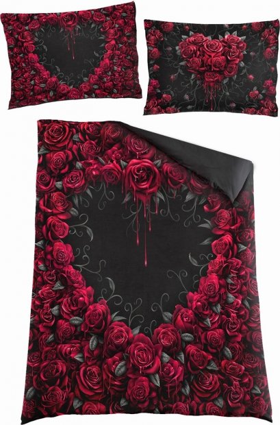 Bleeding Heart - Single Duvet Cover (200x135) Spiral