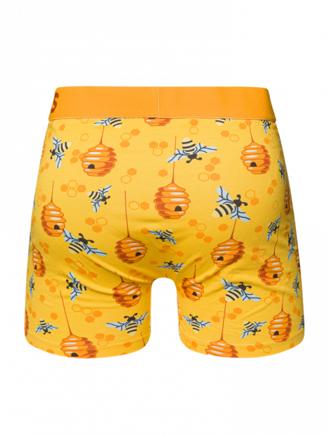 Busy Bees  - Mens Fitted Trunks - Good Mood