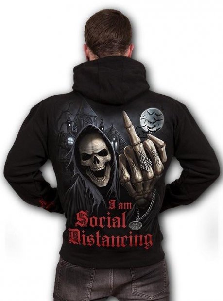 Social Distance - Hoodie Spiral