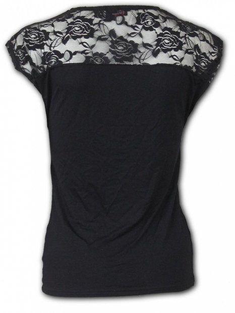 Urban Fashion - Lace Shift Top Spiral