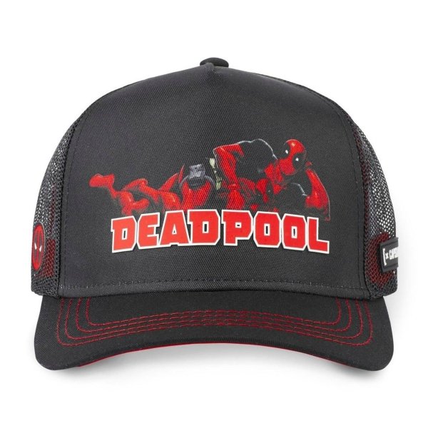 Deadpool Cap Black Marvel - Cap Capslab