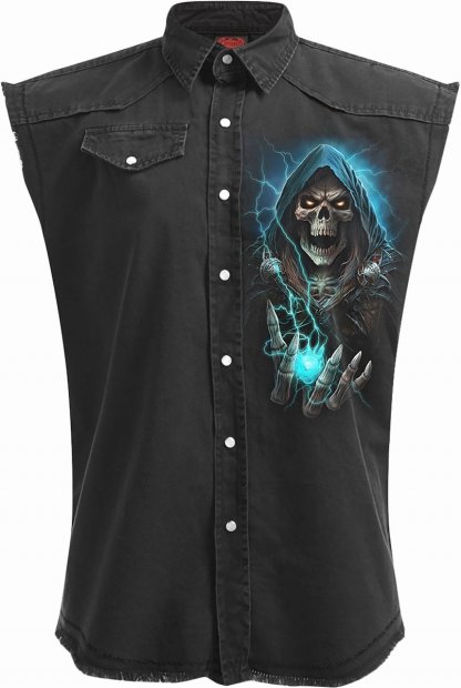 Dead Metal - Sleeveless Denim Spiral