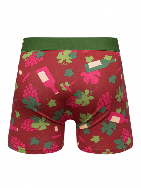 Wine O'Clock - Mens Fitted Trunks - Good Mood