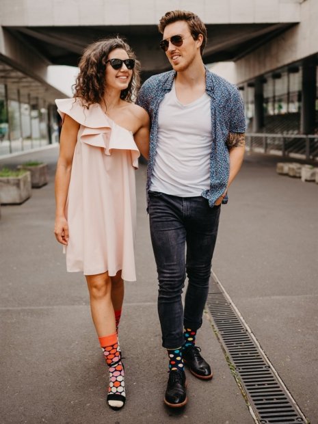 Colorful Dots - Socks Good Mood