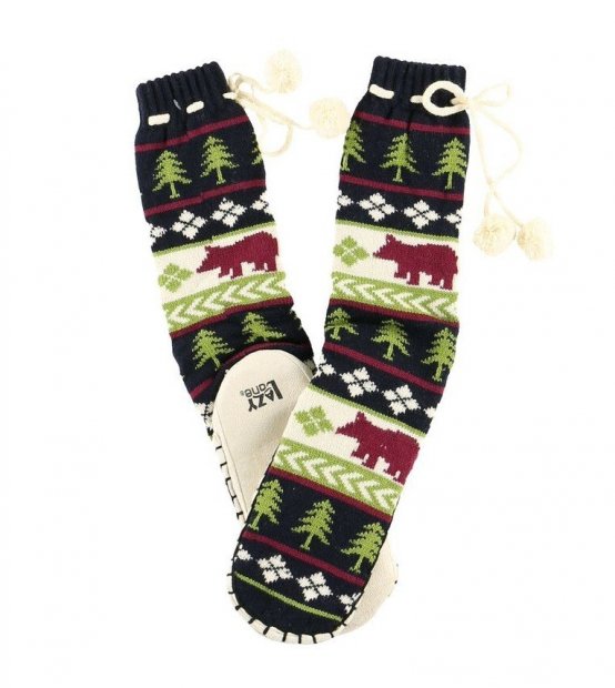 Bear Fair Isle - Mukluk Slippers LazyOne