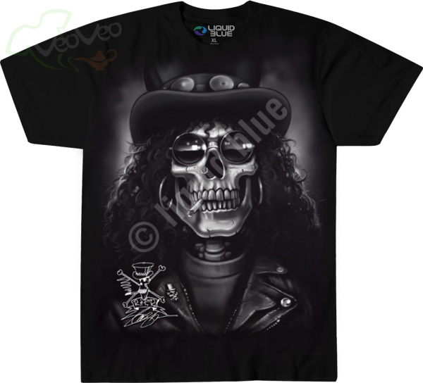 Slash Skull - Liquid Blue