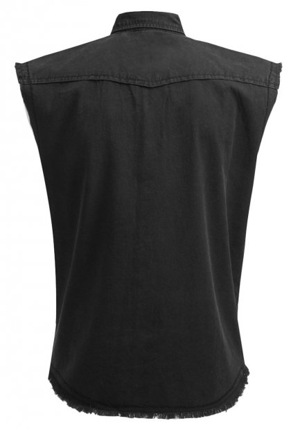 Metal Streetwear - Sleeveless Denim Spiral