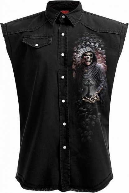 Reaper Time - Sleeveless Denim Spiral