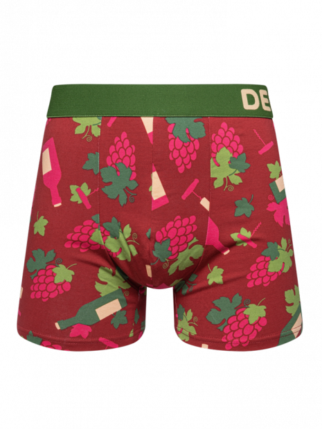 Wine O'Clock - Mens Fitted Trunks - Good Mood
