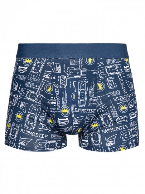 DC Batmobile - Mens Fitted Trunks Good Mood