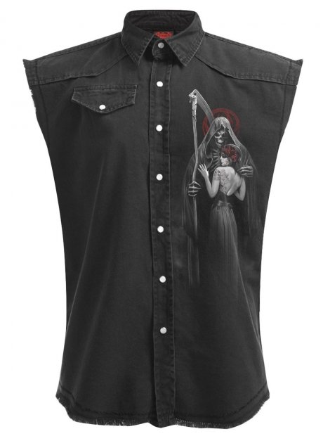 Dead Kiss - Sleeveless Denim Spiral