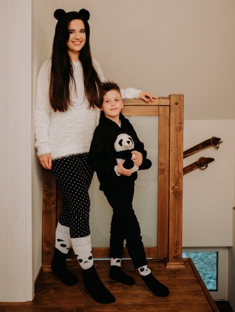 Wesoła Panda - Zimowe Skarpety - Dedoles