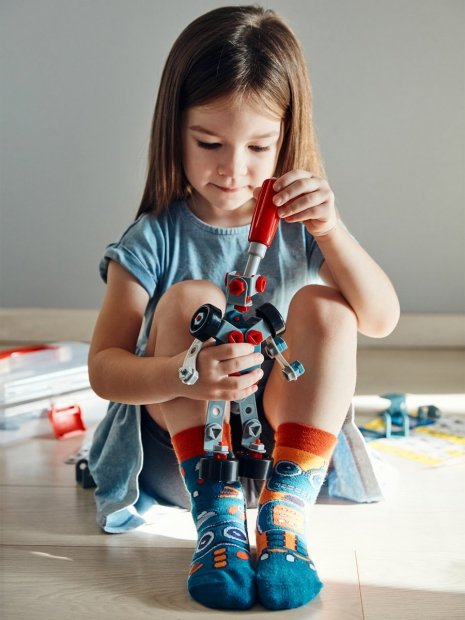 Robot - Skarpety Dziecięce - Good Mood
