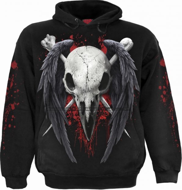 Bluza z kapturem Death Raven - Spiral