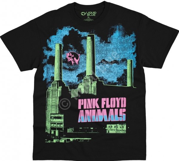 Pink Floyd Animals Blacklight - Liquid Blue