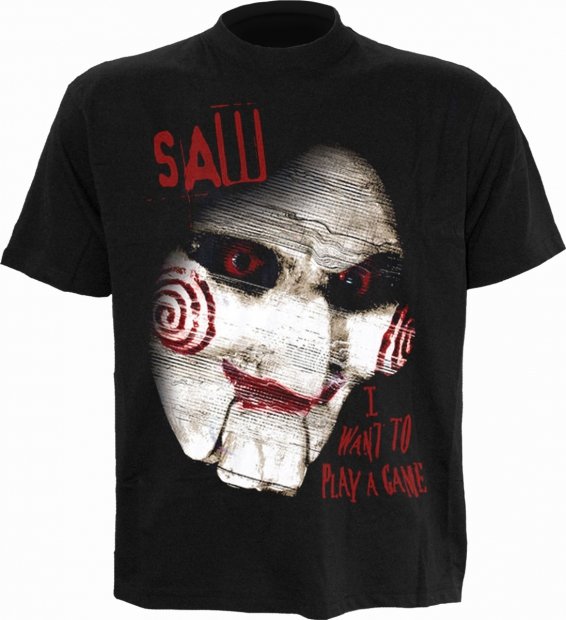 Koszulka SAW Close Up czarna - Heroes