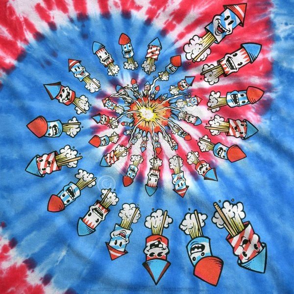 Americana Fireworks - Liquid Blue