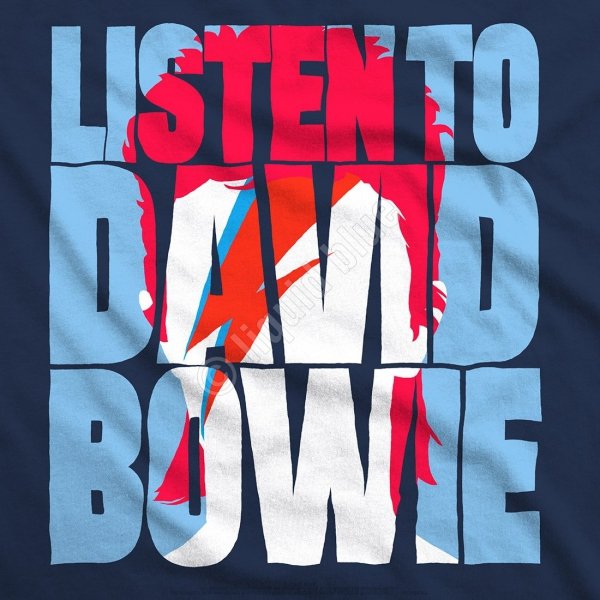 David Bowie - Listen to Bowie - Liquid Blue