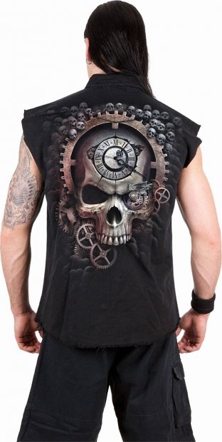 Reaper Time - Sleeveless Denim Spiral