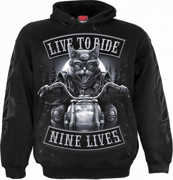 Nine Lives - Mikina -Spiral