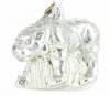 Christmas bauble snow Leopard - 9cm