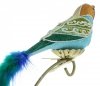 bombka figurka ptaka / Blauer Vogel - 9cm