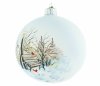 Glaskugel  Kugel 10cm - Bank