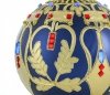 klasyczna granatowa bombka / Ball von 10cm - Schönheit der Symmetrie