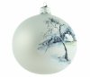 Glaskugel  Kugel 10 - Winter-Nostalgie