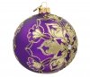 Christmas bauble Ball 10 cm – Gold rosette