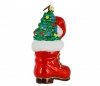 Christmas ornament Kitten 12cm - In Santa's boot