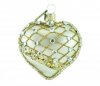 Christmas bauble Heart 5cm - Champagne