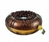 szklana bombka donut czekoladowy