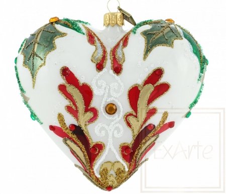 Christmas ornament heart 12cm - Joy of Christmas
