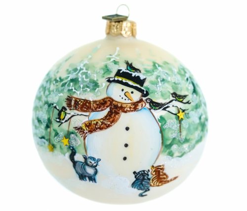 Weihnachtskugel 10cm - Fröhliche Gesellschaft