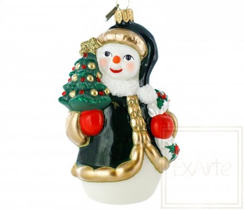 Christmas bauble snowman – 12 cm