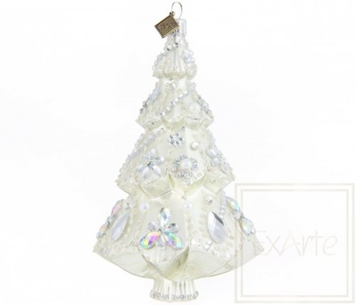 Christmas bauble christmas tree 15cm - the Silver Queen