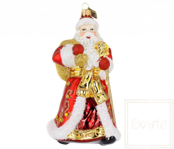 Weihnachtsmann 15cm - In geschmückt Roben