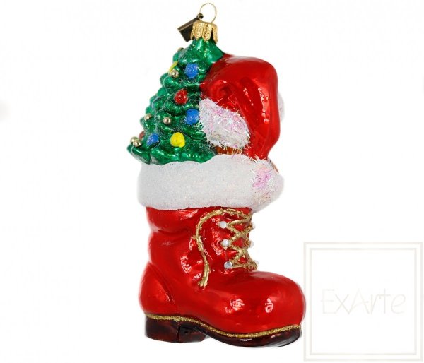 Christbaumschmuck Kätzchen 12cm - Im Schuh des Weihnachtsmanns