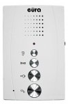 DOMOFON ''EURA'' ADP-51A3 ''DIFESA'' - 1-rodzinny, 2 unifony, interkom, biały