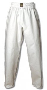 Spodnie  treningowe bawełna - białe