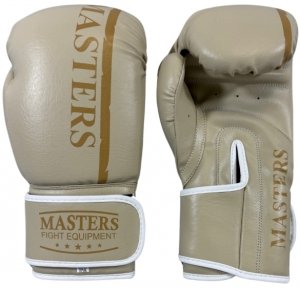 Rękawice bokserskie MASTERS RPU-MATT beżowe