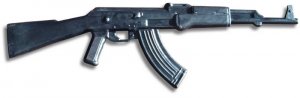 Karabin gumowy - Kałasznikow AK-47