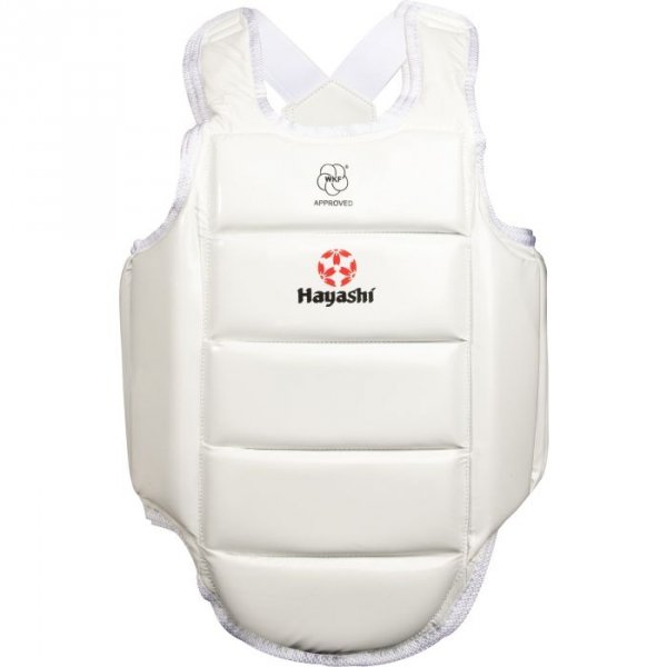 Ochraniacz tułowia, żółwik Hayashi WKF zapinany na rzep U14