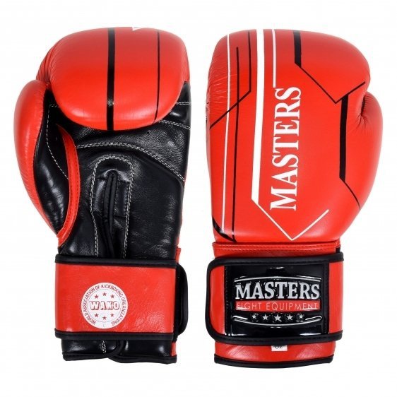 Rękawice bokserskie skórzane RBT-15W 10 oz (WAKO APPROVED)