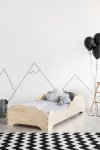 Children wooden bed BOX 9 70x160cm