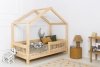 Lit en bois Lit Maison Mila RMW 100x200cm ADEKO